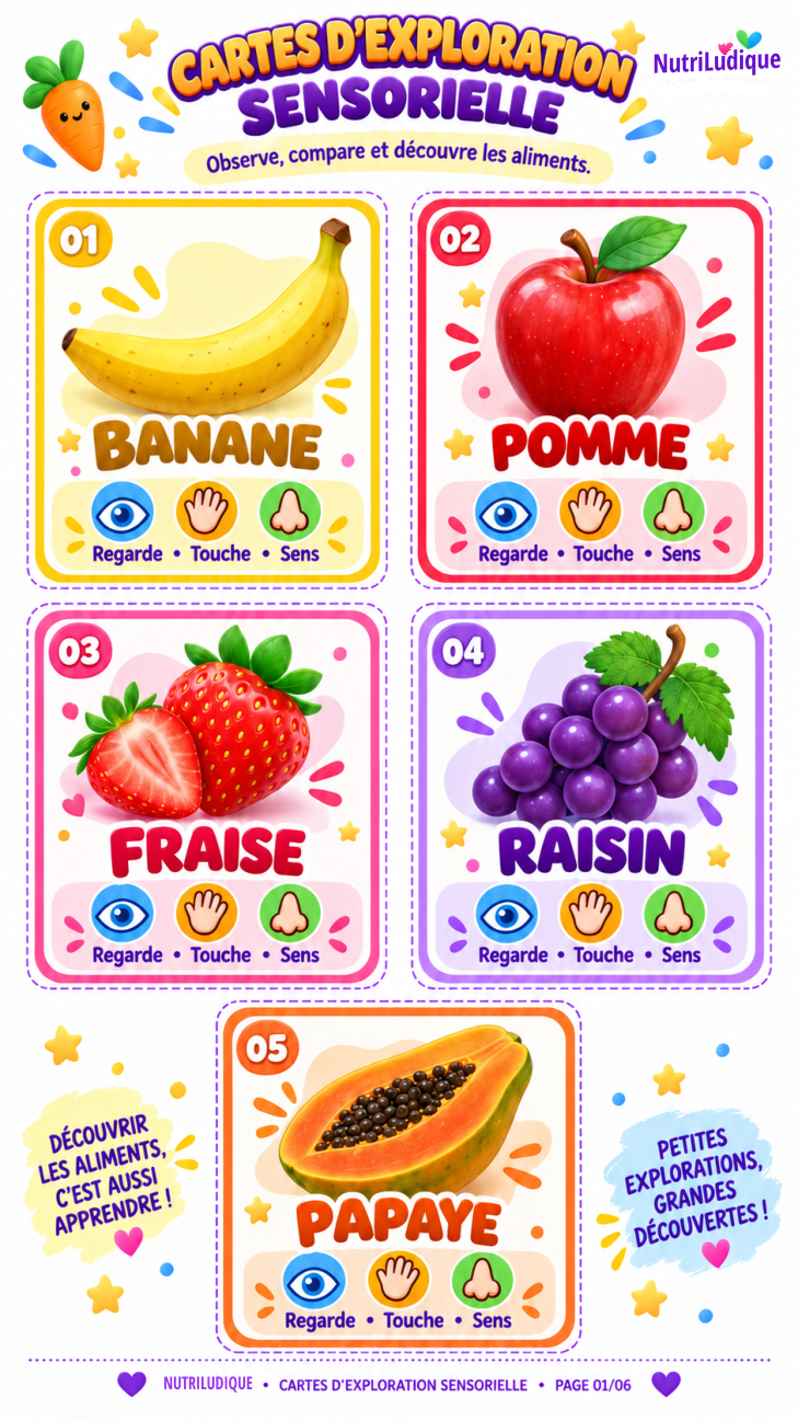 30 Cartes d’Exploration Sensorielle