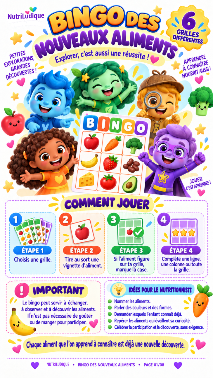 Bingo des Nouveaux Aliments