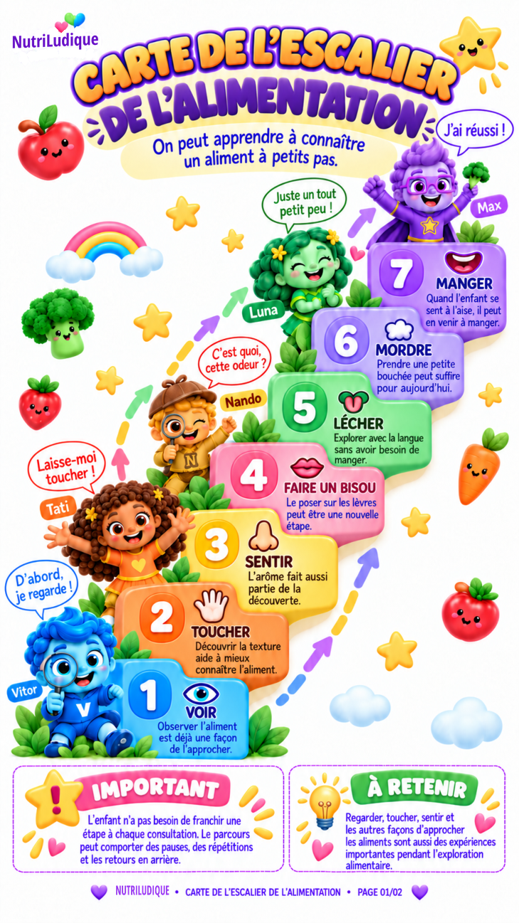 Carte et Guide de l’Escalier de l’Alimentation